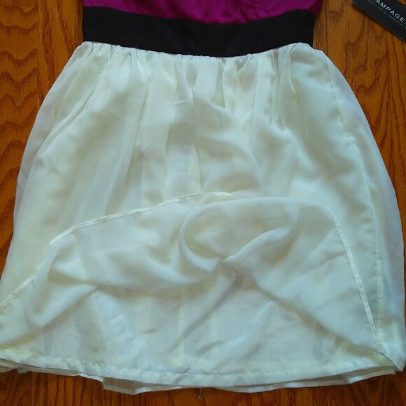 Brand new Rampage heart cut out color block dress size XS - Picture 3 of 4